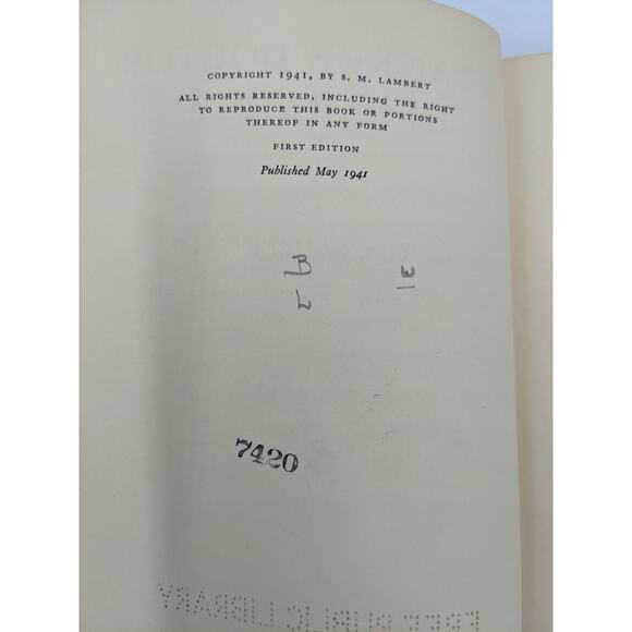 A Yankee Doctor In Paradise By S.M. Lambert, M.D. Vintage First Edition 1941 - Picture 12 of 16